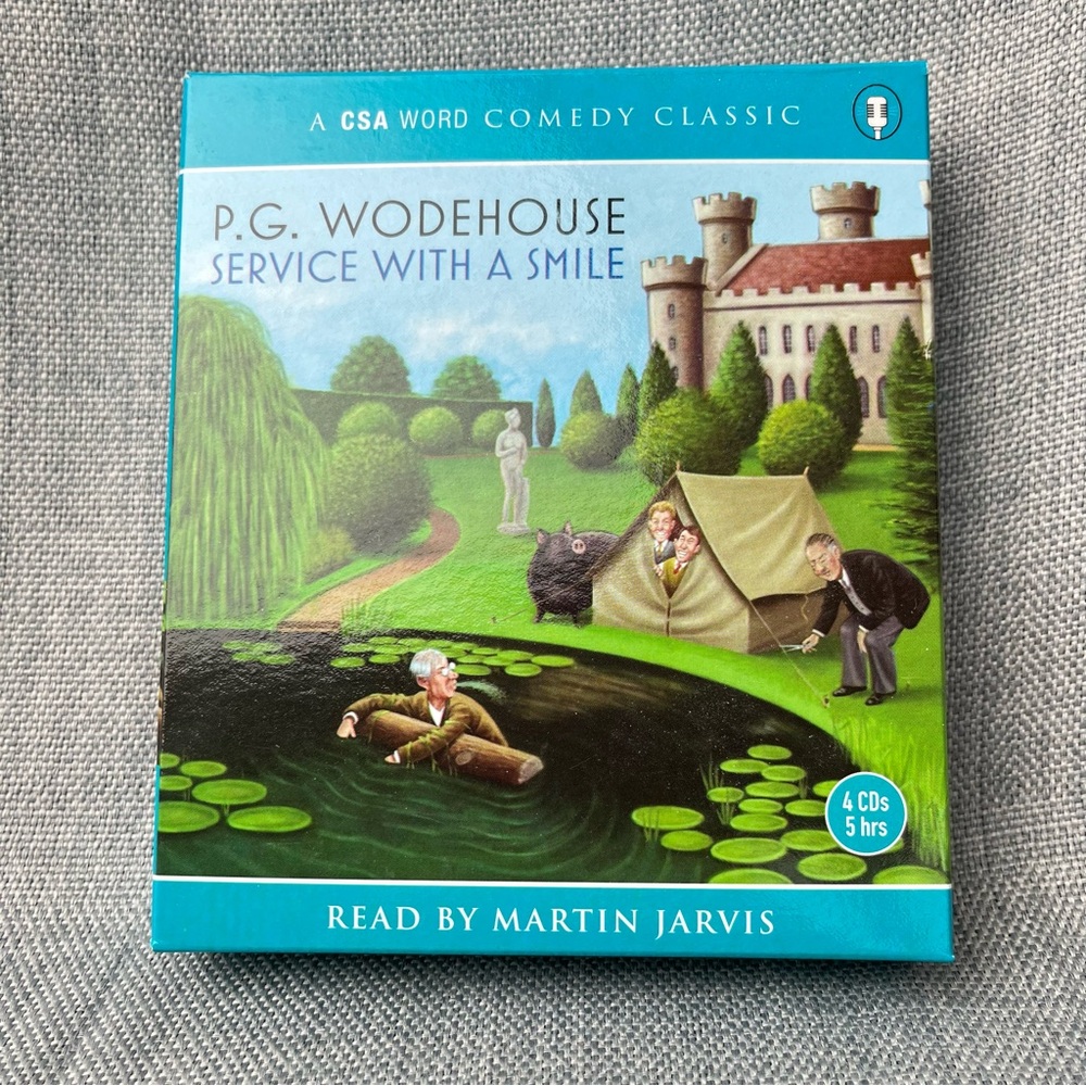 Service With a Smile Audiobook CD Set P. G. Wodehouse Classic Comedy